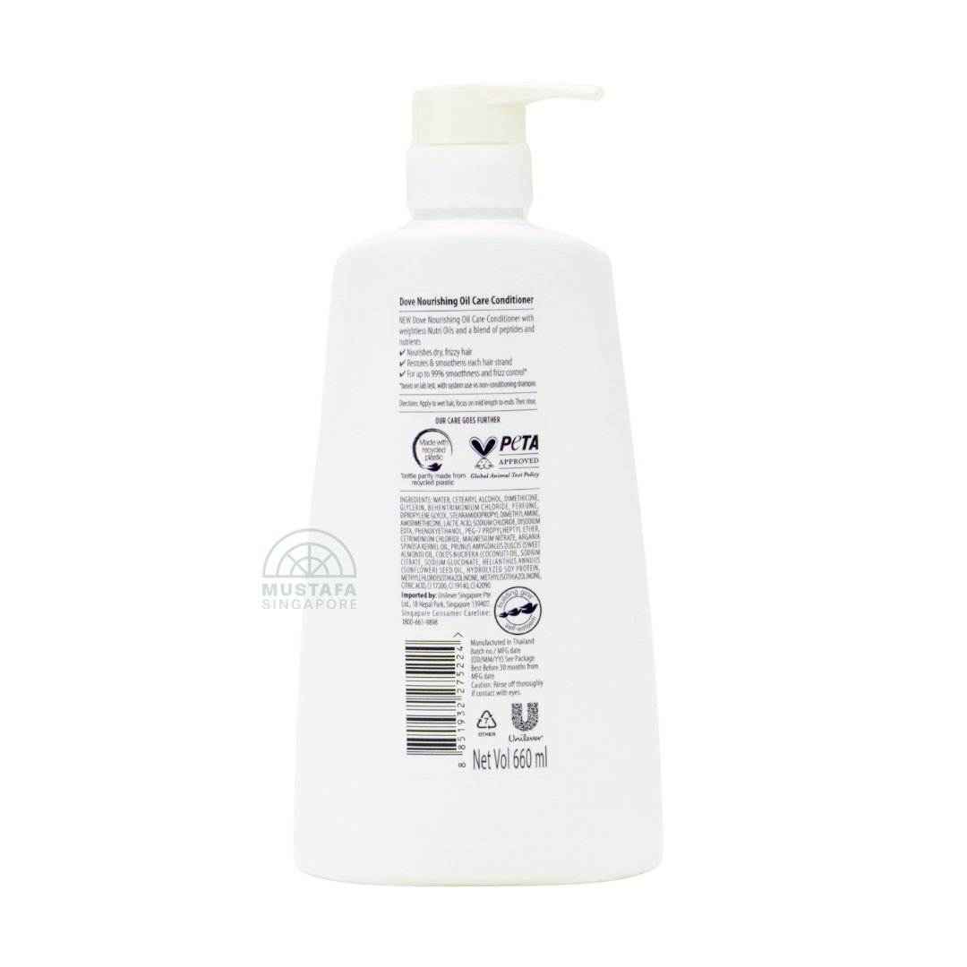 Dove Hair Conditioner Nourishing Oil Care 650ml