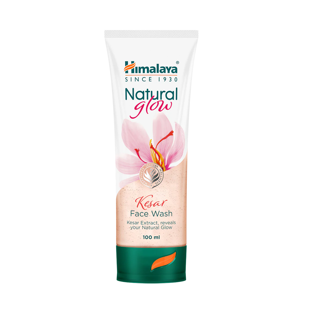 Himalaya Wellness Natural Glow Kesar Face Wash 100ml (India)