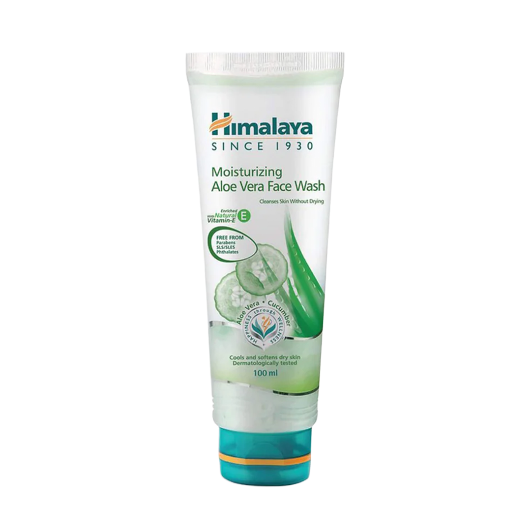 Himalaya Wellness Moist Aloe Vera Face Wash 100ml