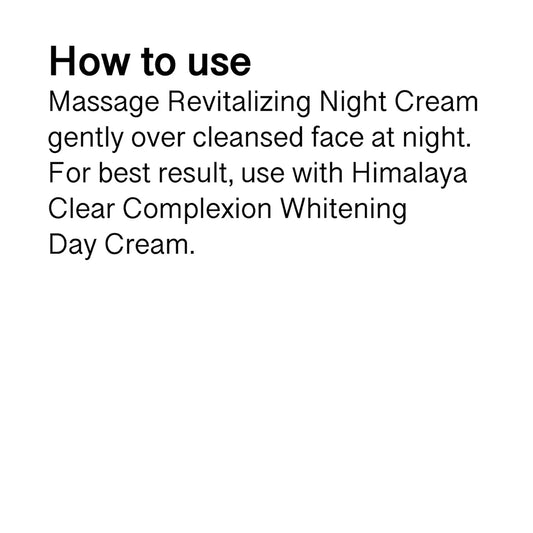Himalaya Wellness Revitalizing Night Cream 50ml