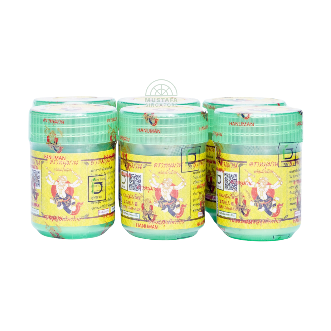 Hanuman Thai Herbal Inhaler Green 6s