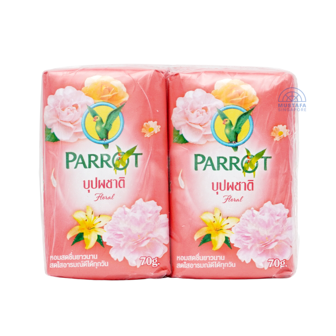 Parrot Soap Floral 70g x 4s