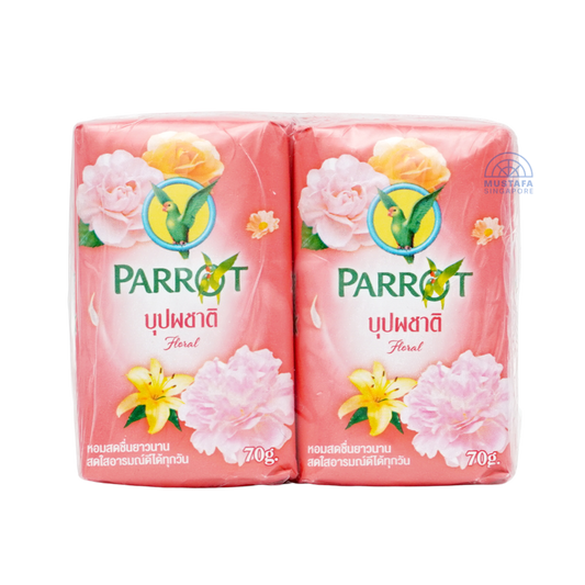 Parrot Soap Floral 70g x 4s