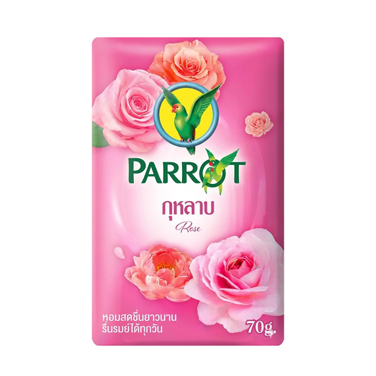 Parrot Soap Rose 70g x 4s