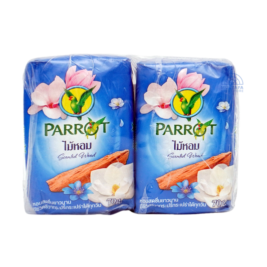 Parrot Soap Scented Wood 70g x 4s