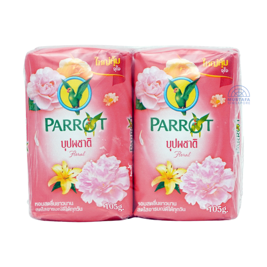 Parrot Soap Floral 105g x 4s
