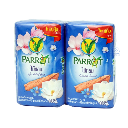 Parrot Soap Scented Wood 105g x 4s