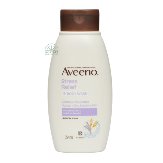 Aveeno Stress Relief Body Wash Lavender Scent 354ml