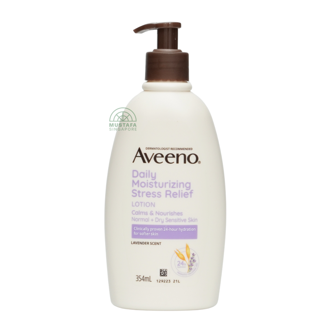 Aveeno Daily Moisturising Stress Relief Lotion Lavender Scent 354ml