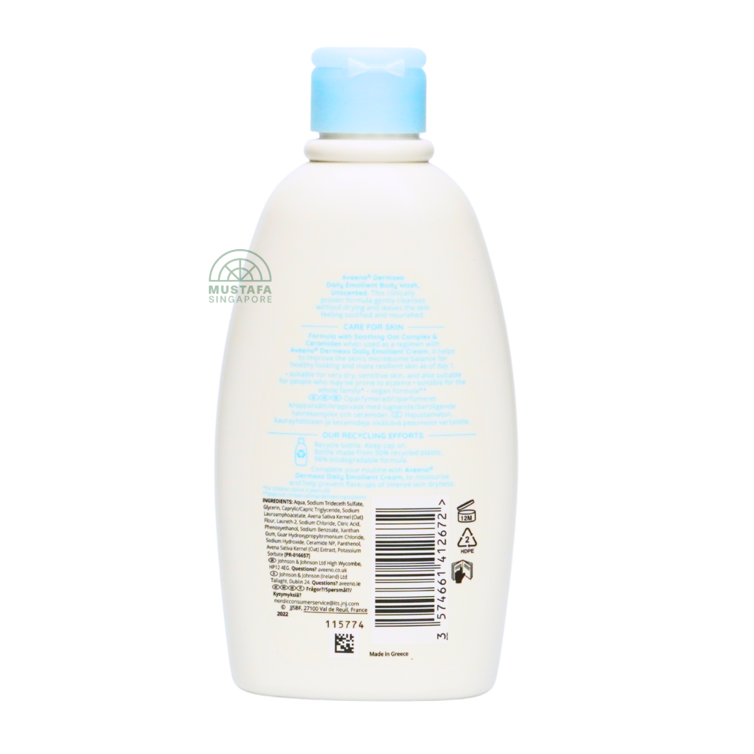 Aveeno Dermexa Daily Emollient Body Wash 300ml