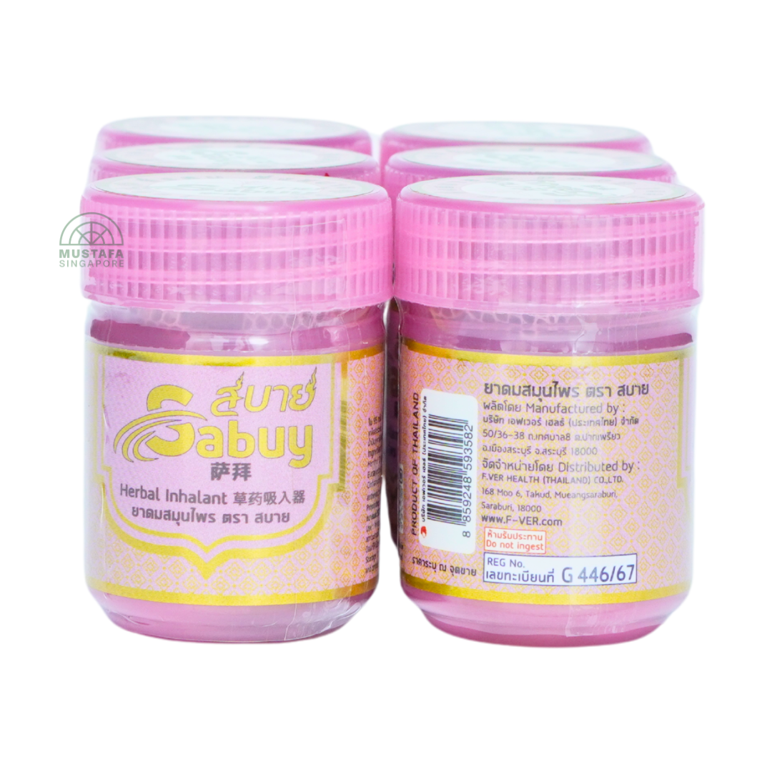 Sabuy Herb Inhaler (Pink) 6s
