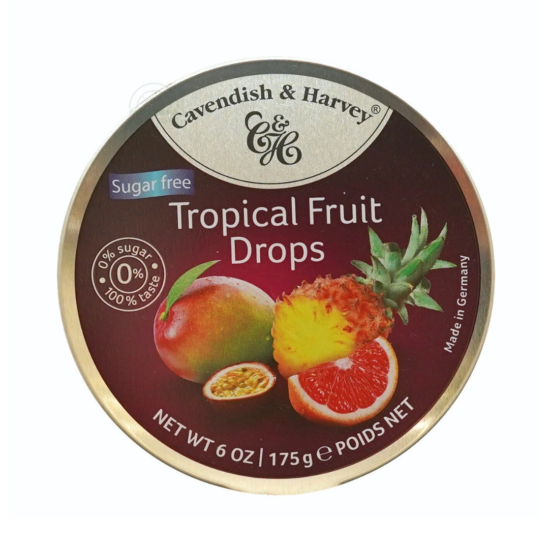 Cavendish & Harvey Tropical Fruit Drops (Sugar Free) 175g