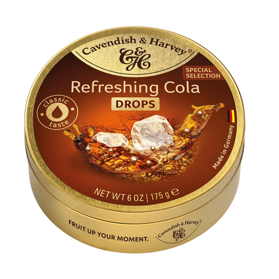 Cavendish and Harvey Refreshing Cola Drops Tin 175g