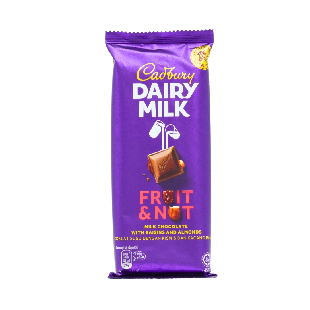 Cadbury Dairy Milk Fruit & Nut Chocolate Bar 130g