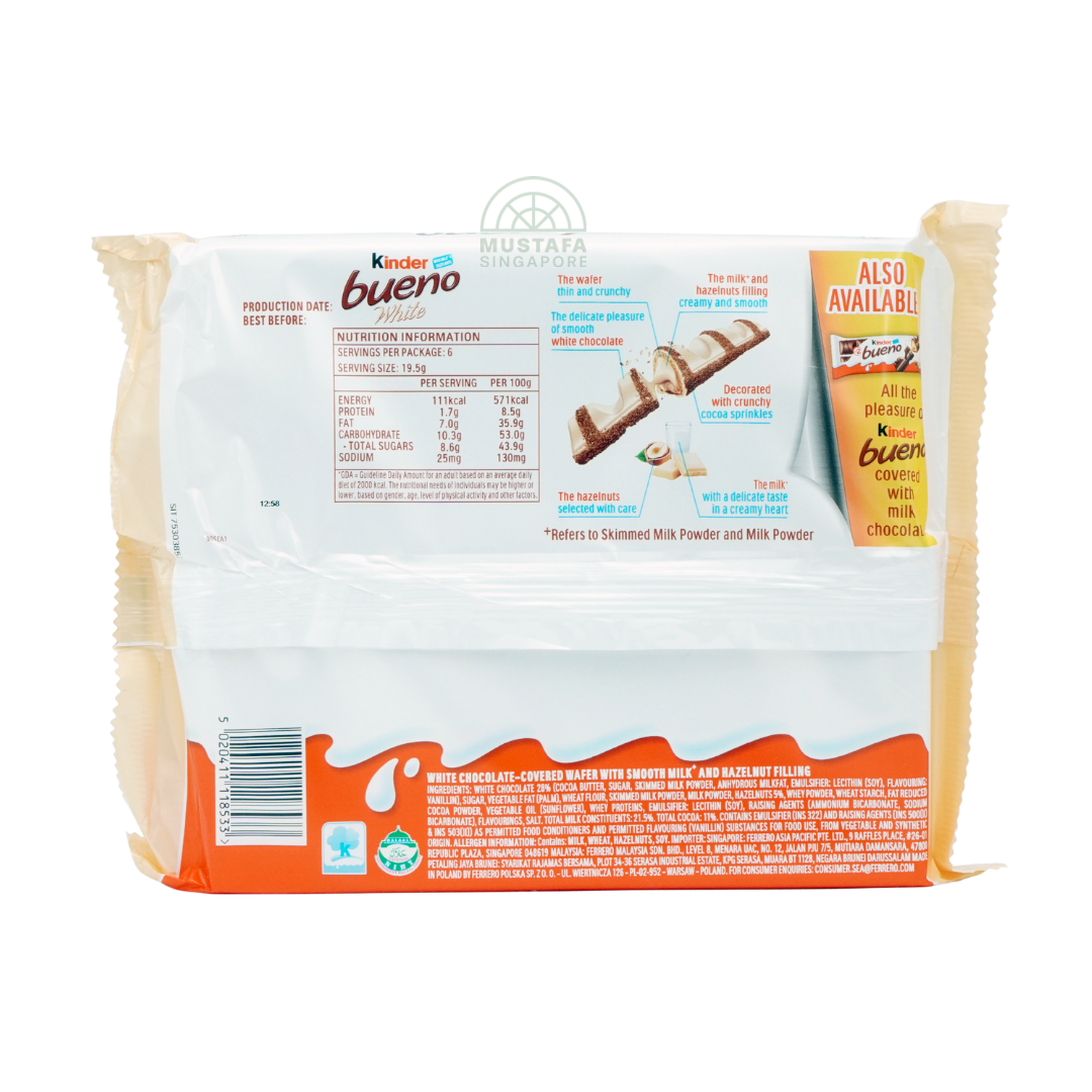 Kinder Bueno White Value Pack 39g x 3s