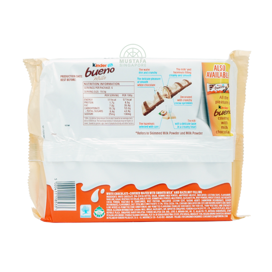Kinder Bueno White Value Pack 39g x 3s