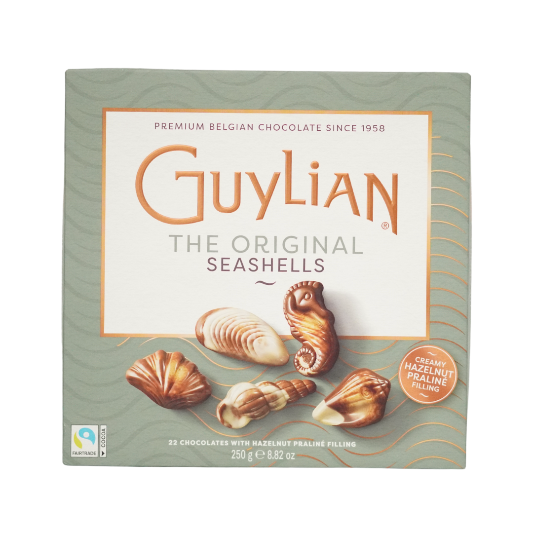 Guylian The Original Seashells Praline Box Chocolates Hazelnut Praline FIlling 11 Pieces 125g