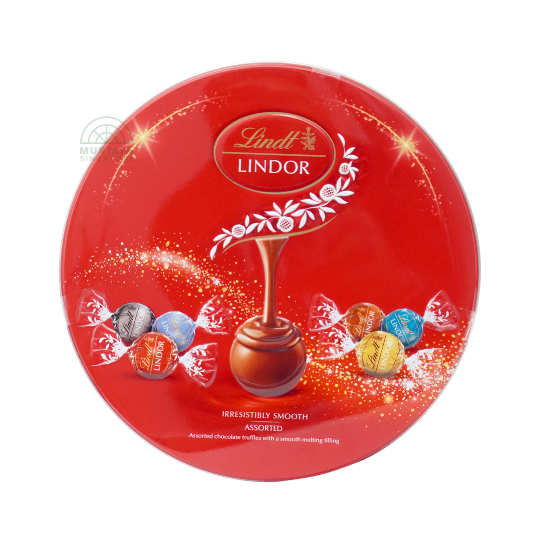 Lindt Lindor Assorted Chocolate Truffles with a Smooth Melting Filling 450g