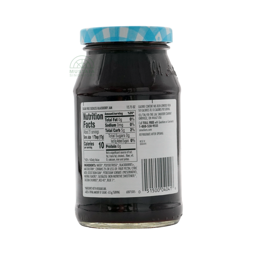 Smucker's Sugar Free Blackberry Jam 361g