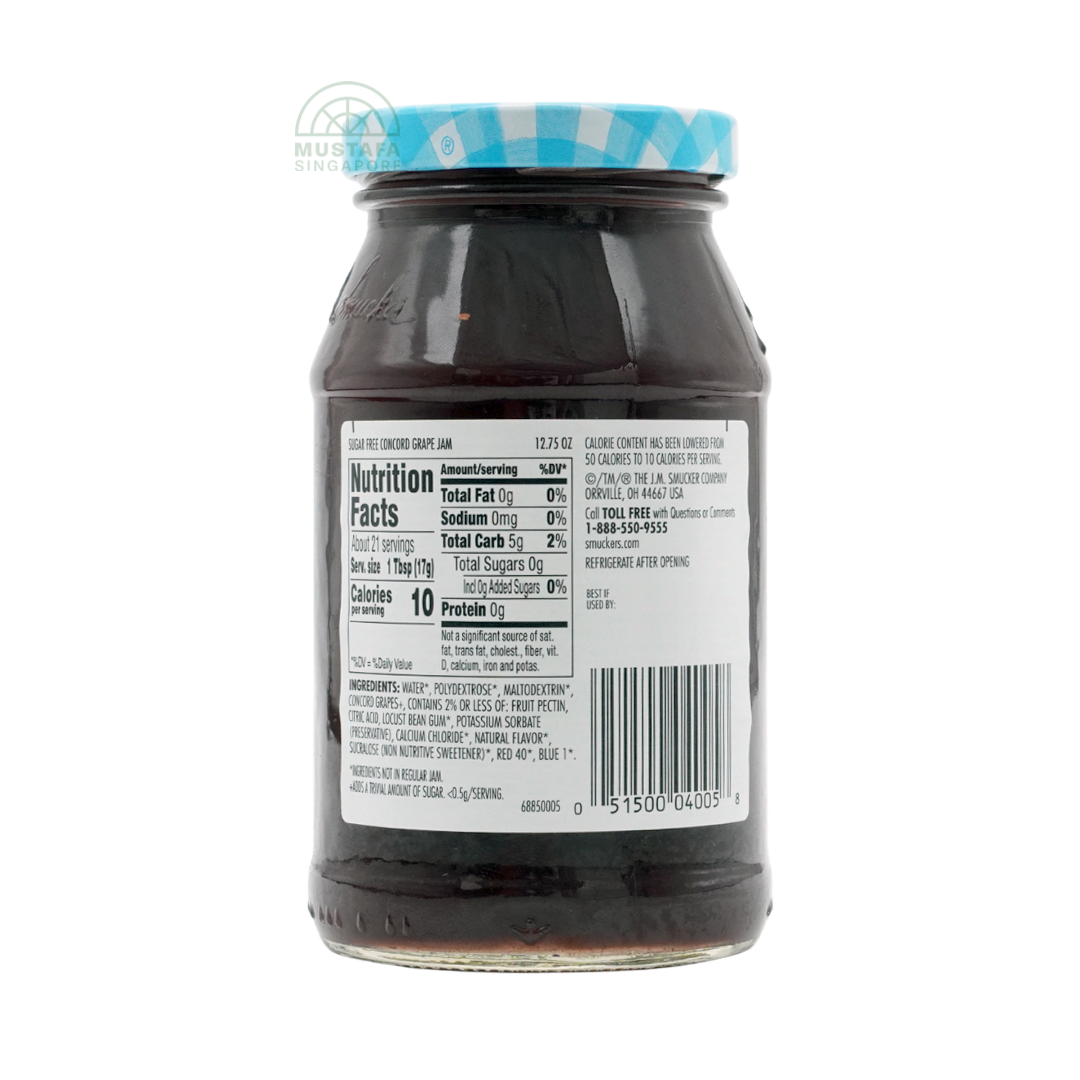 Smucker's Sugar Free Concord Grape Jam 361g