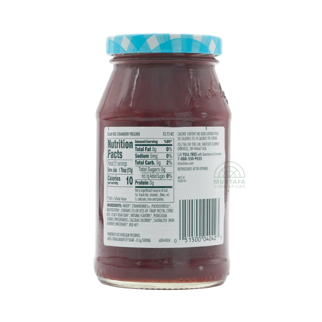 Smucker's Sugar Free Strawberry Preserves 361g