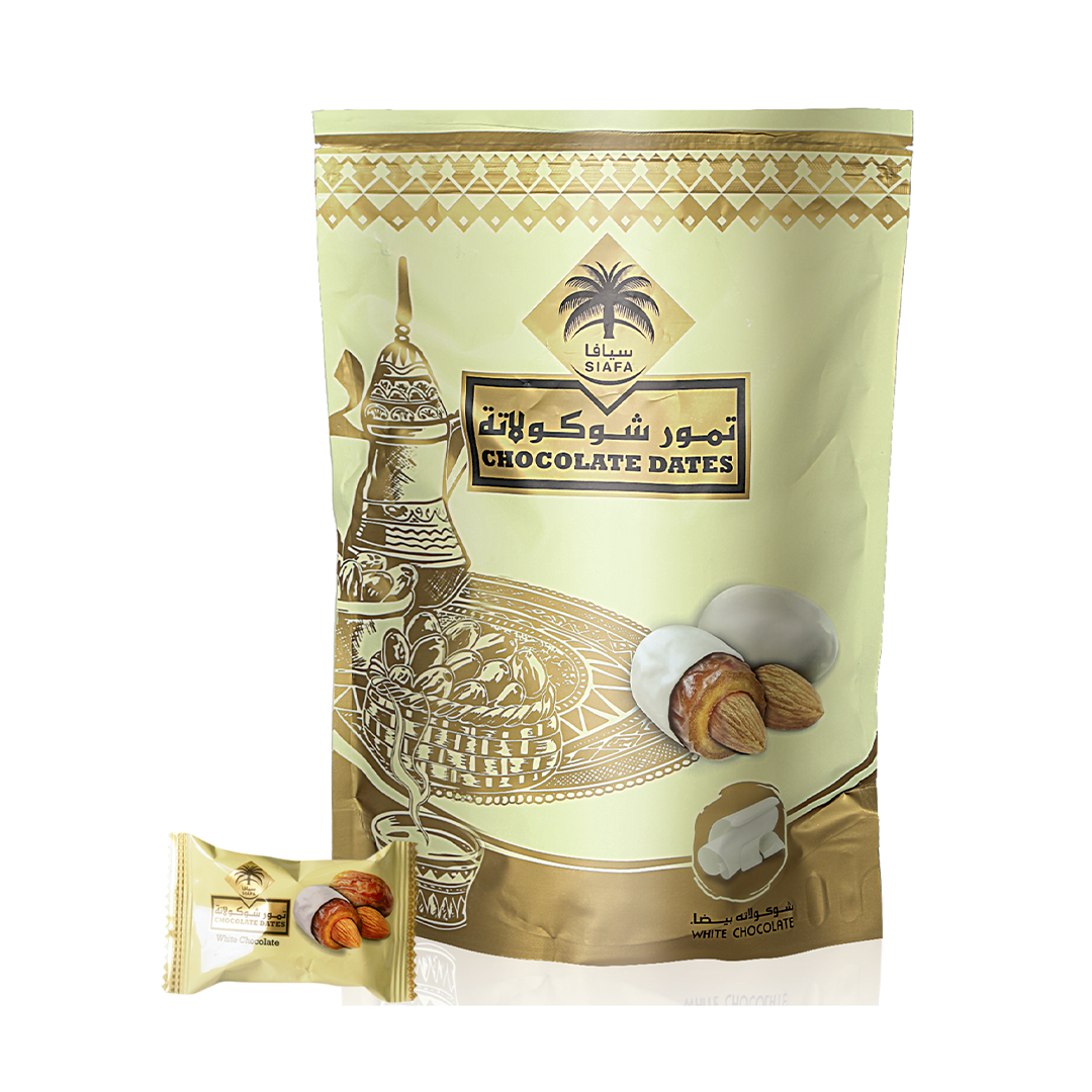 Siafa White Chocolate Dates 500g