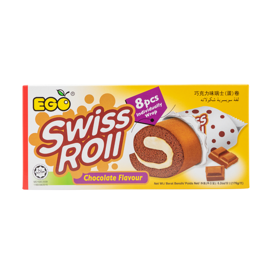 Ego Swiss Roll Chocolate 176g