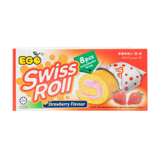 Ego Swiss Roll Strawberry 176g