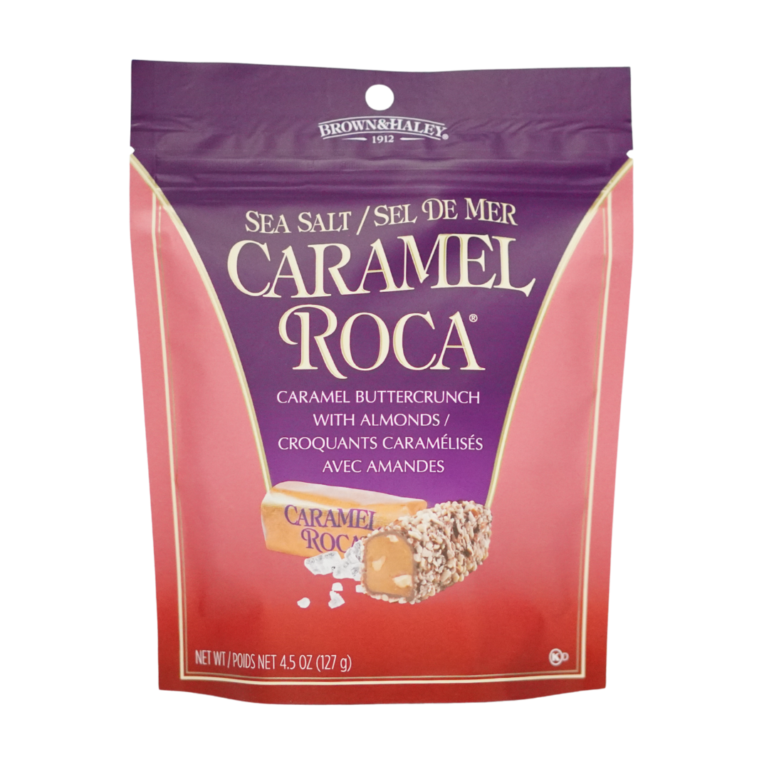 Brown & Haley Sea Salt Caramel Roca Buttercrunch Pouch 127g