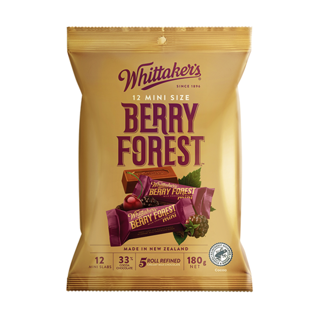 Whittaker's Berry Forest 12 Mini Size 180g