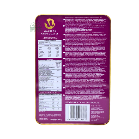 Walkers Chocolate Fruit & Nuts Deluxe 250g
