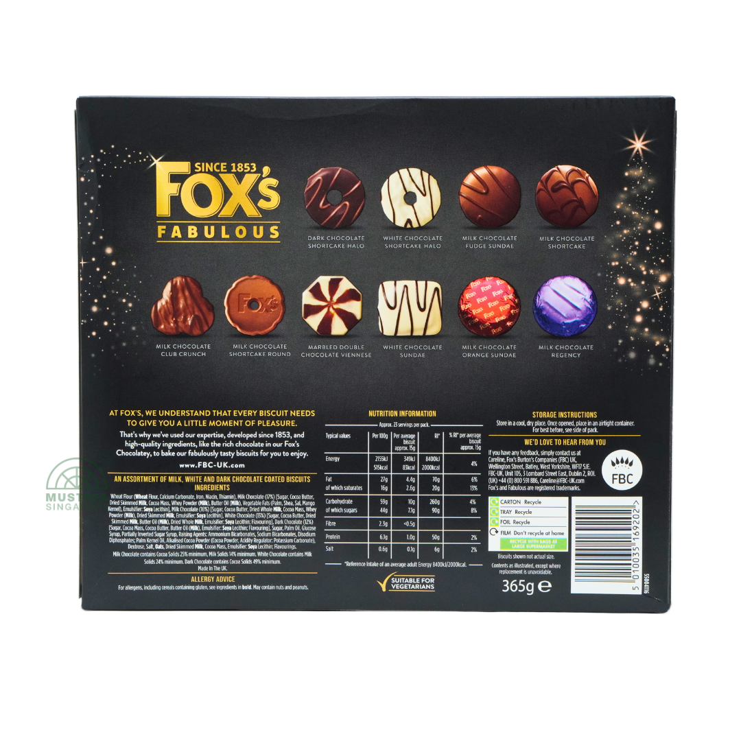 Fox's Fabulous Chocolatey Biscuit Selection 365g