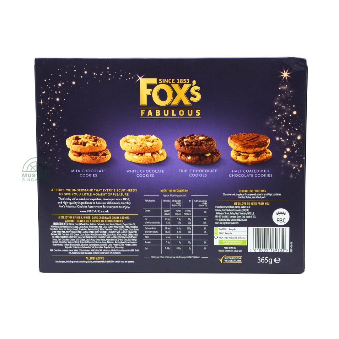 Fox's Fabulous Cookies Assortment 365g