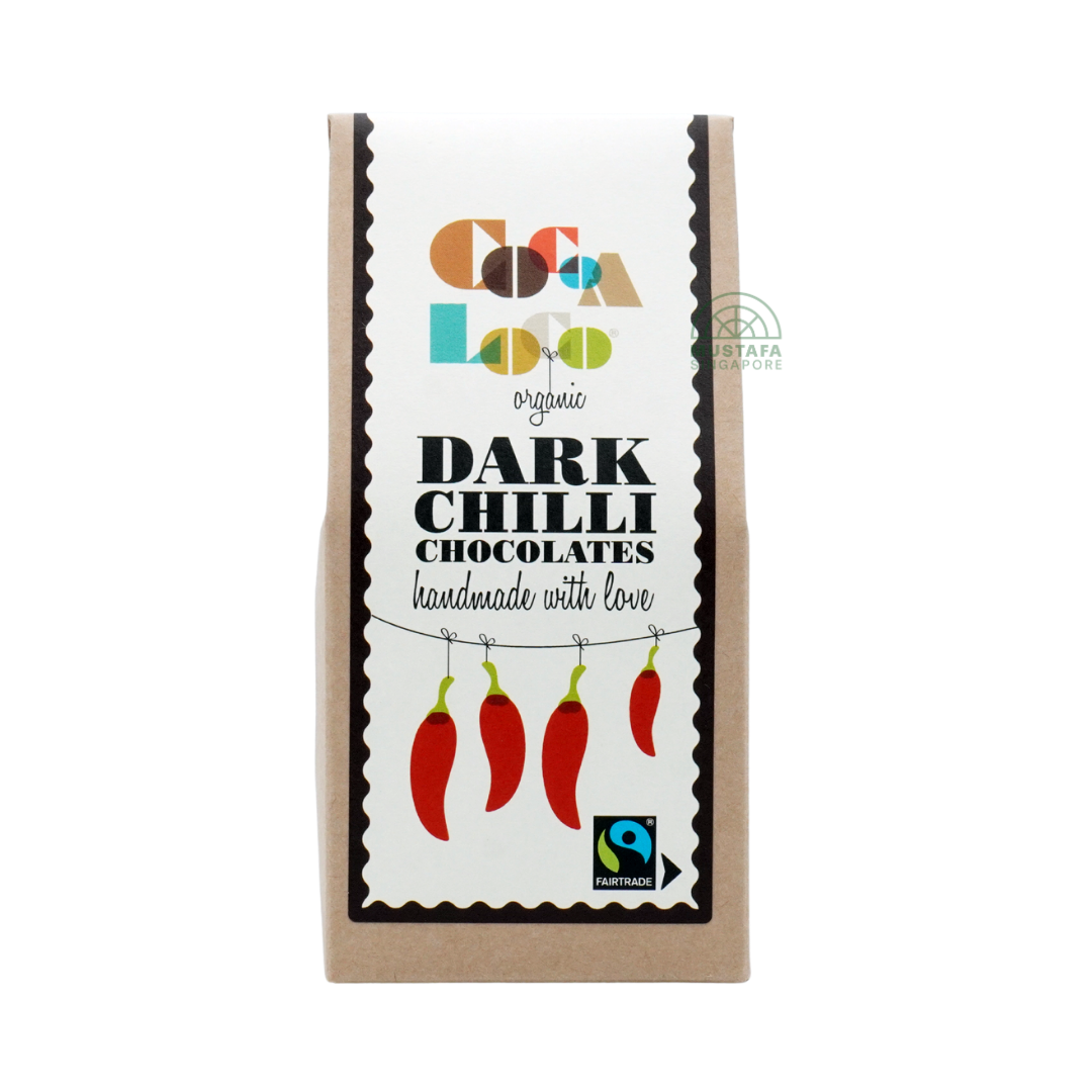 Cocoa Loco Organic Dark Chilli Chocolates 100g