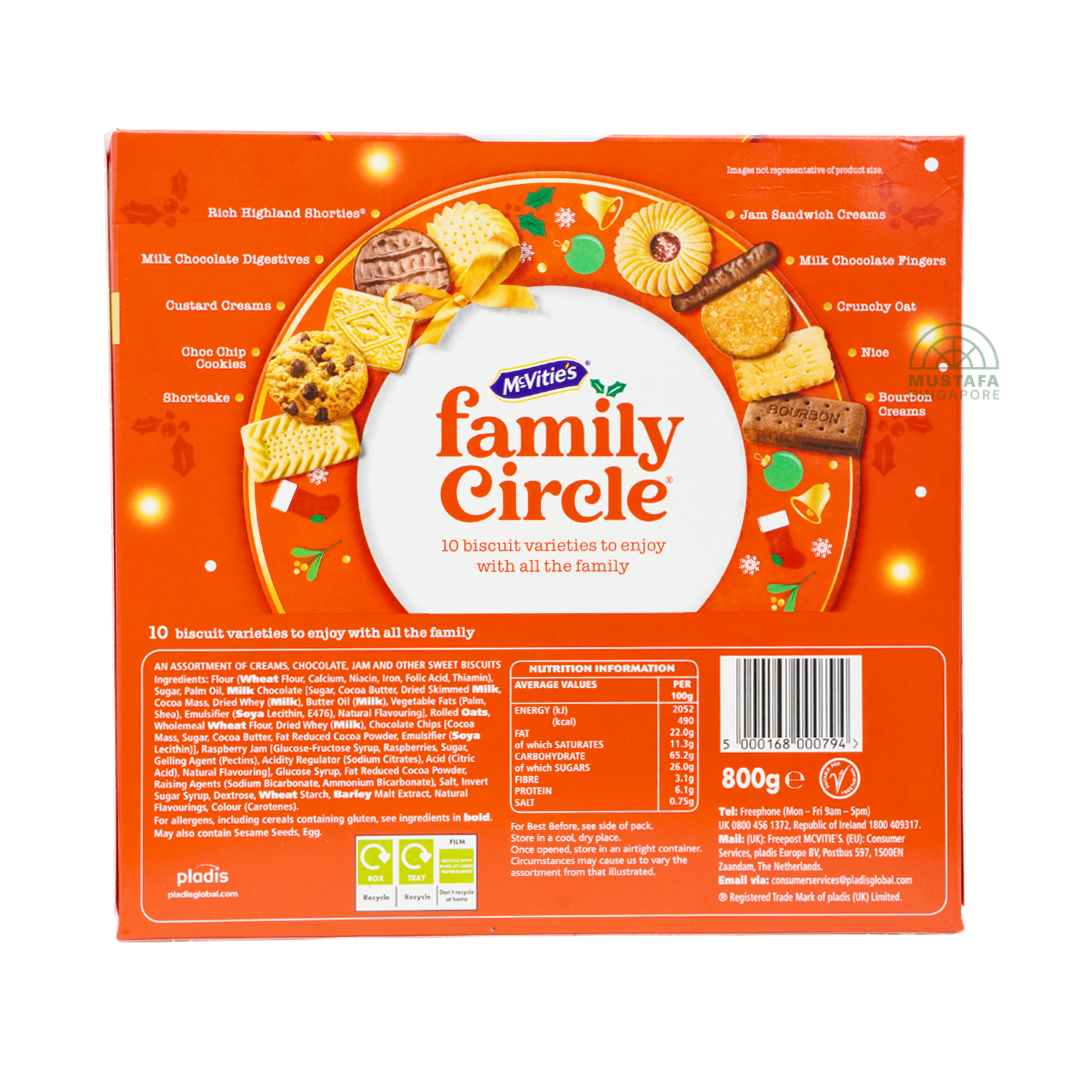 Mcvitie's Family Circle Big Box 800g