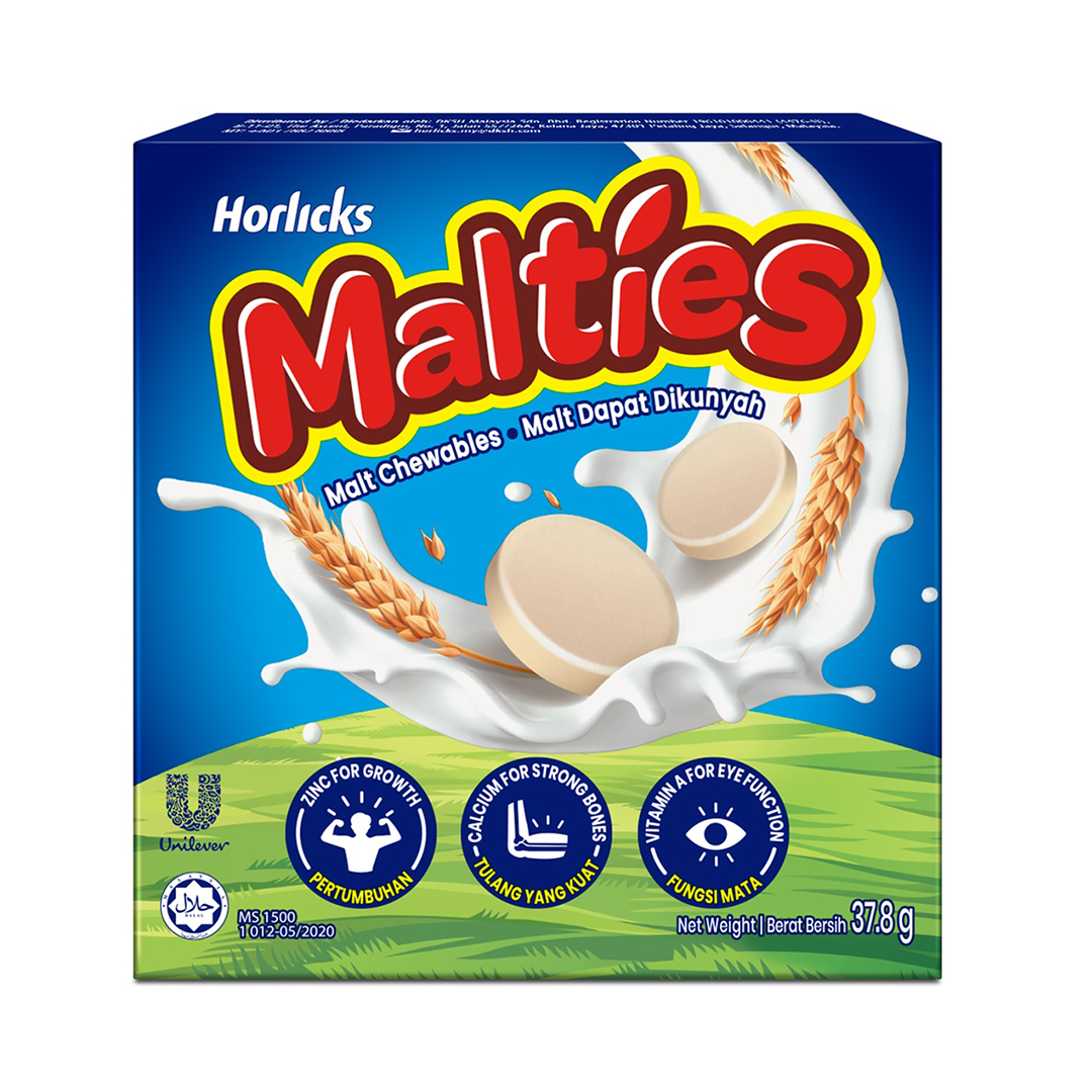 Horlicks Malties Tabs 37.8g x 24 tablets