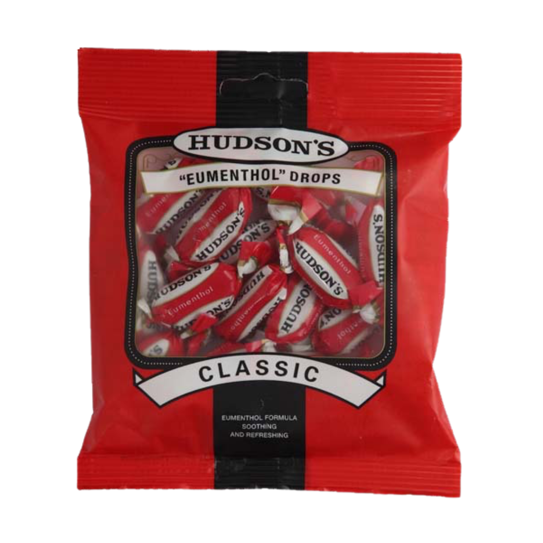 Hudson's Eumenthol Drops Classic 100g