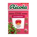 Ricola Swiss Herb Candy Sugar Free Cranberry 40g