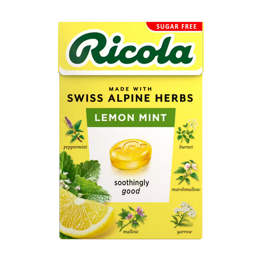 Ricola Swiss Herb Candy Sugar Free Lemon Mint 40g