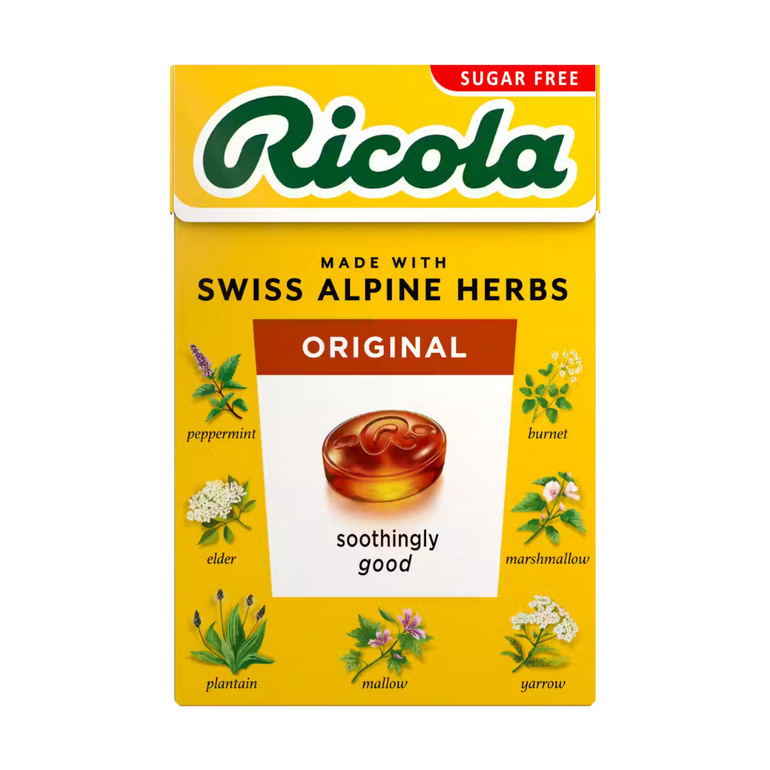 Ricola Swiss Herb Candy Sugar Free Original 40g