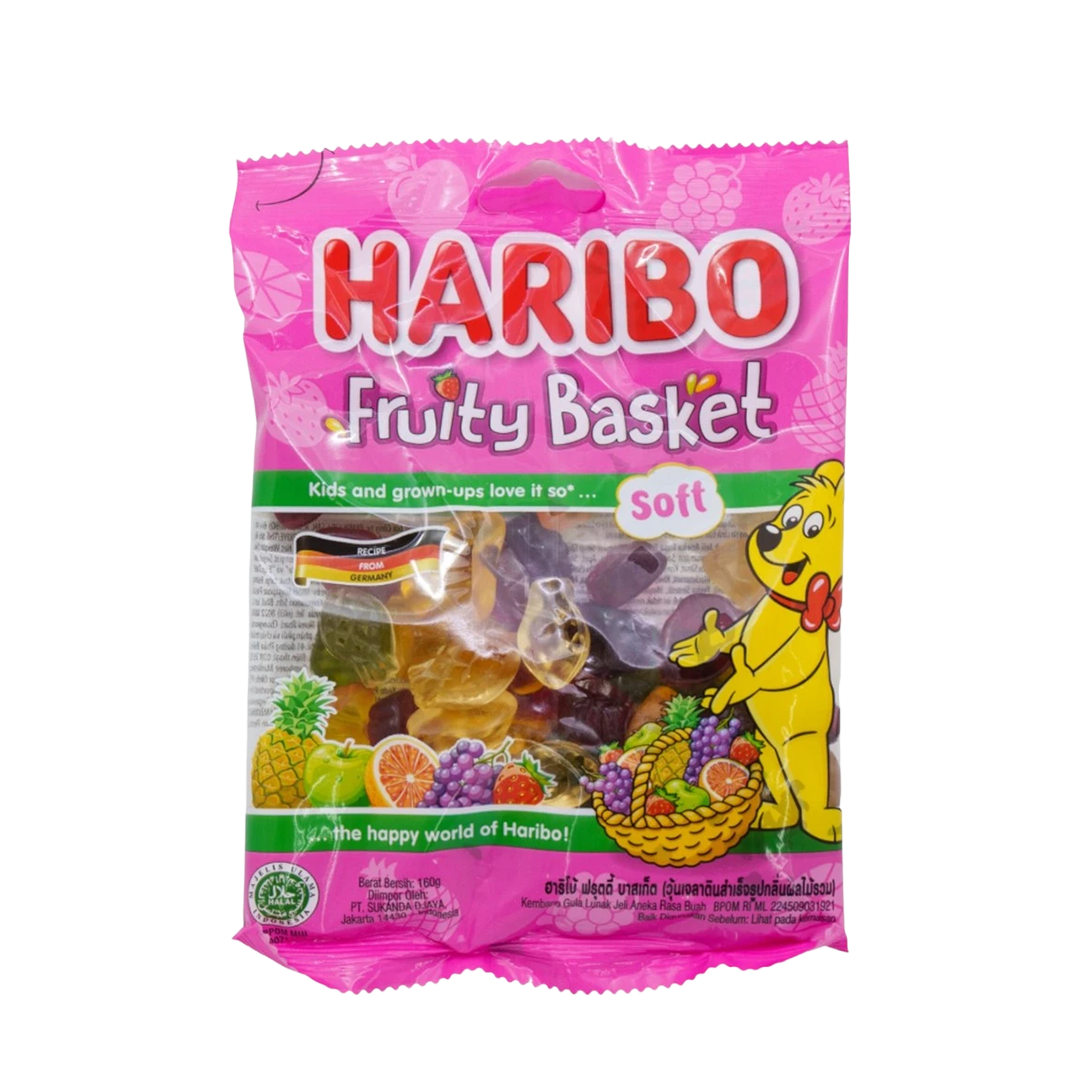 Haribo Fruity Basket Gummy 160g