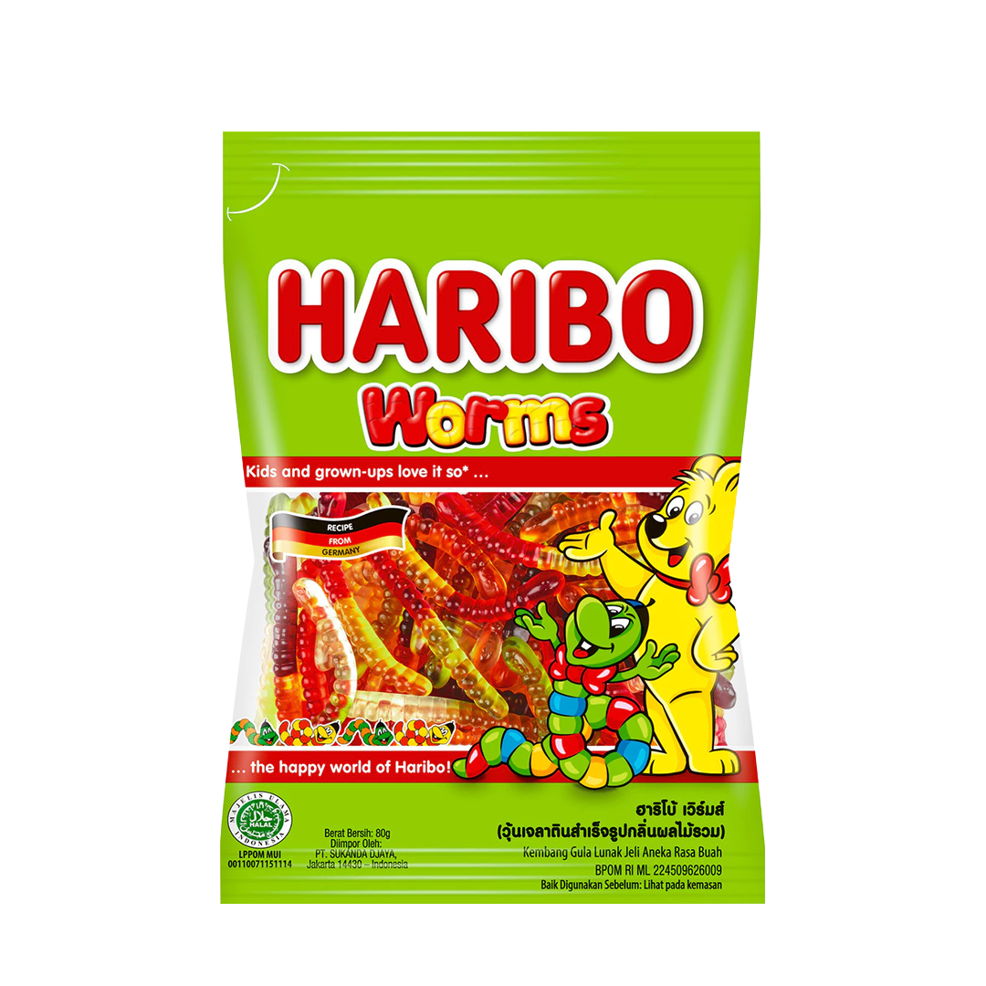 Haribo Worms 160g
