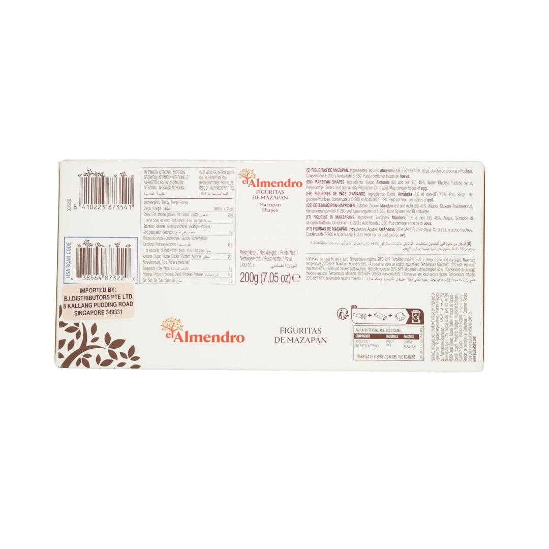 El Almendro Figuritas De Mazapan Marzipan Shapes 144g