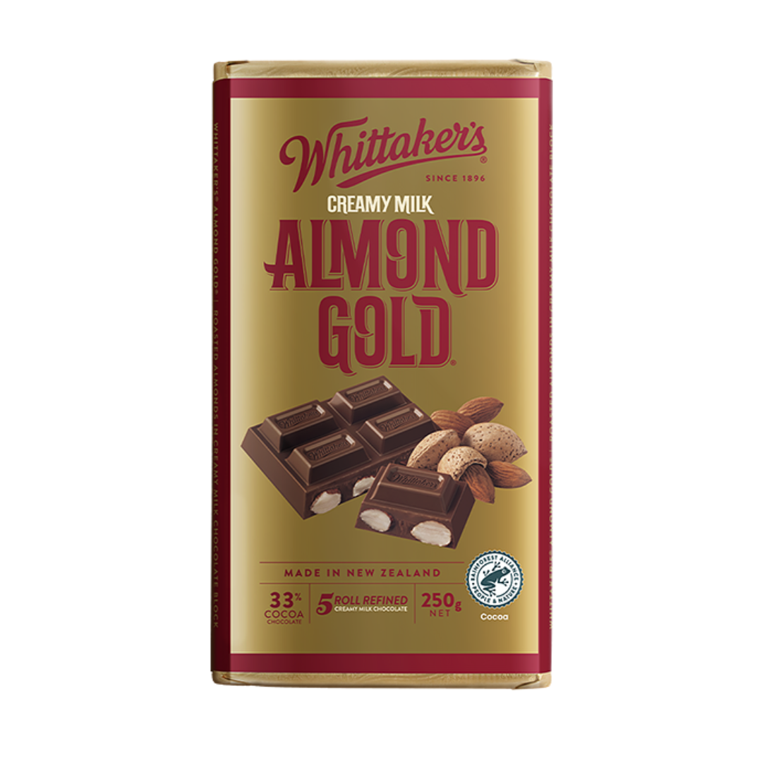 Whittaker's Creamy Milk Almond Gold 250g