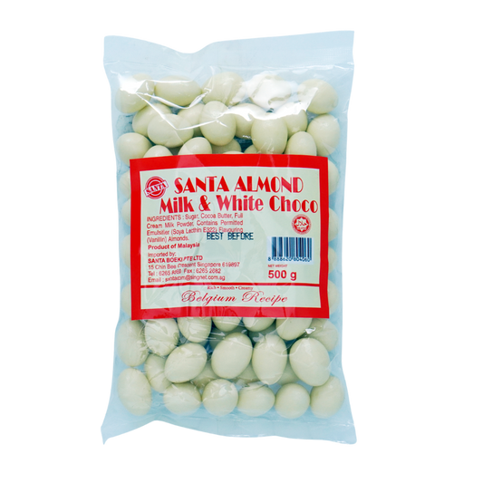 Santa Almond Milk & White Choco 500g