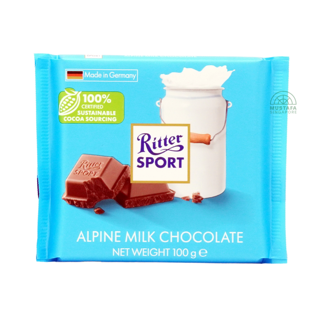 Ritter Sport Alpine Milk Chocolate 100g