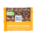 Ritter Sport Honey Salted Almonds with Honey Roasted Almonds and A Touch of Sea Salt 100g