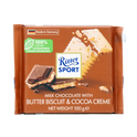 Ritter Sport Milk Chocolate with Butter Biscuit & Cocoa Creme 100g