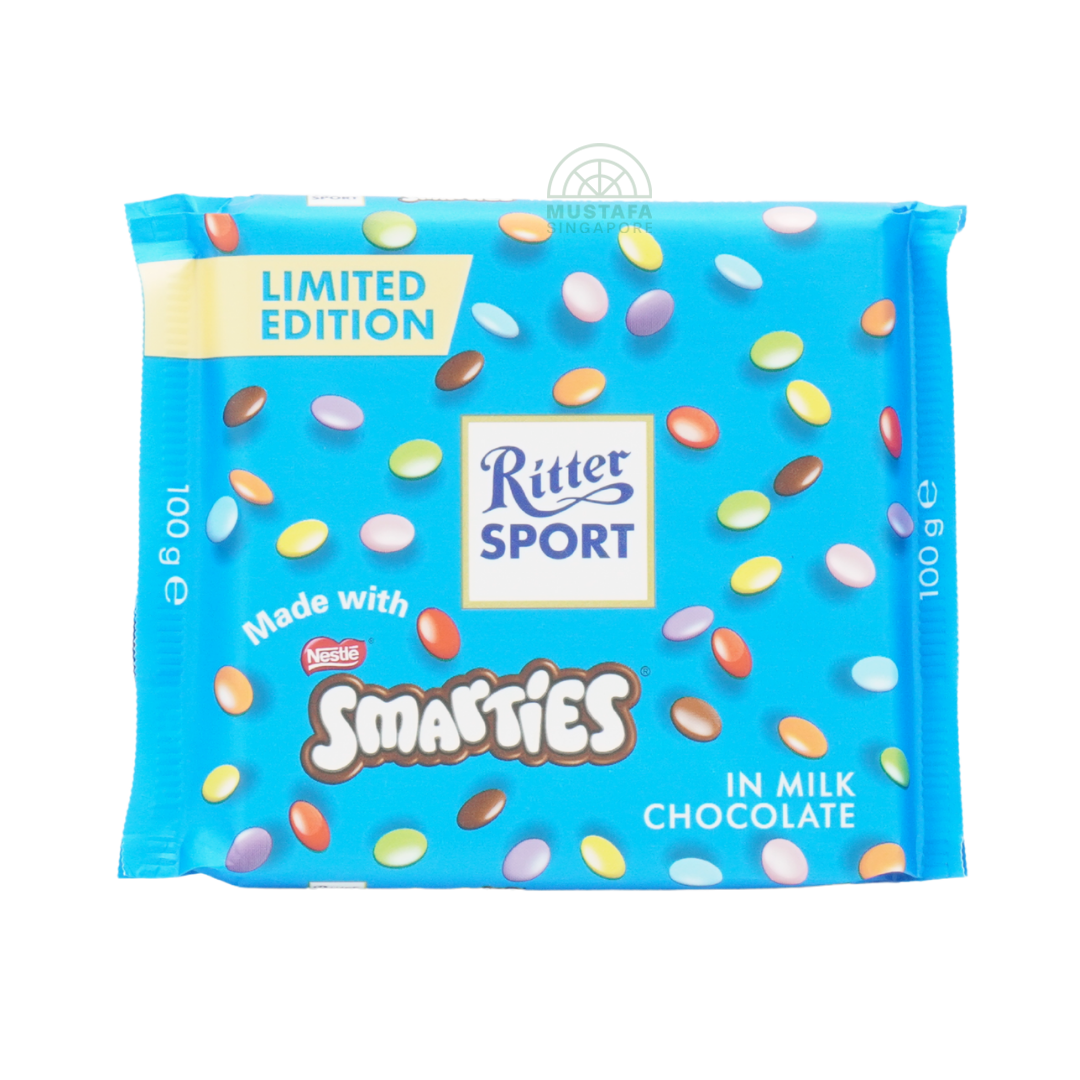 Ritter Sport Smarties in Milk Chocolate 100g