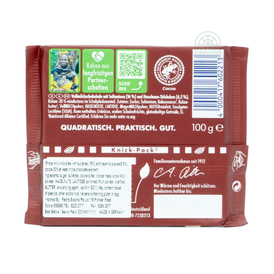 Ritter Sport Trauben Nuss 100g